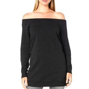 Daily Ritual | Plus Size Off Shoulder Sweatshirt